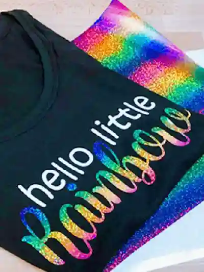 Using Hologram Heat Transfer Vinyl