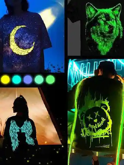 Glow-in-the-dark and Reflective Heat Transfer Vinyl