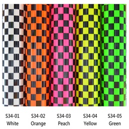 S34 Plaid PU Heat Transfer Vinyl